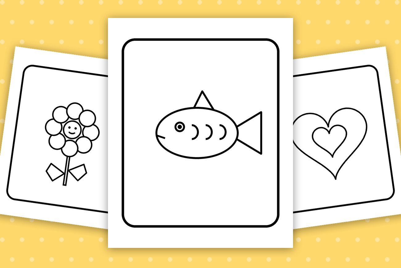 5 Easy Cat Coloring Pages with Frames