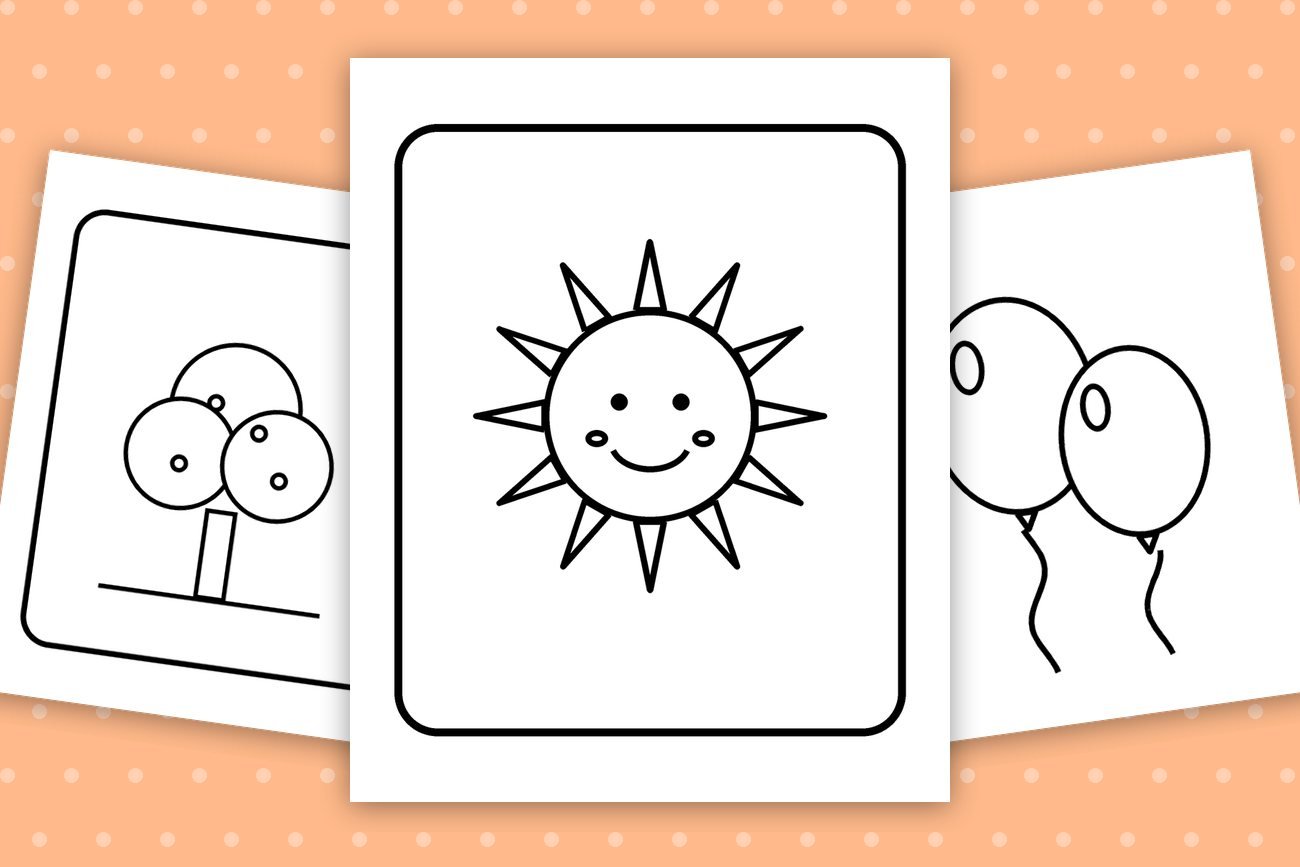 8 Easy Star Coloring Pages with Frames