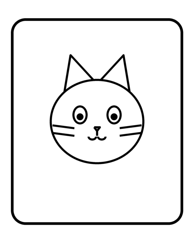Cute Cat with Frame