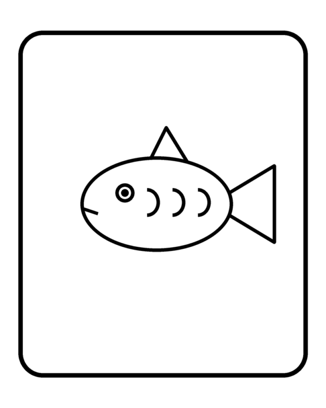 Cute Fish with Frame
