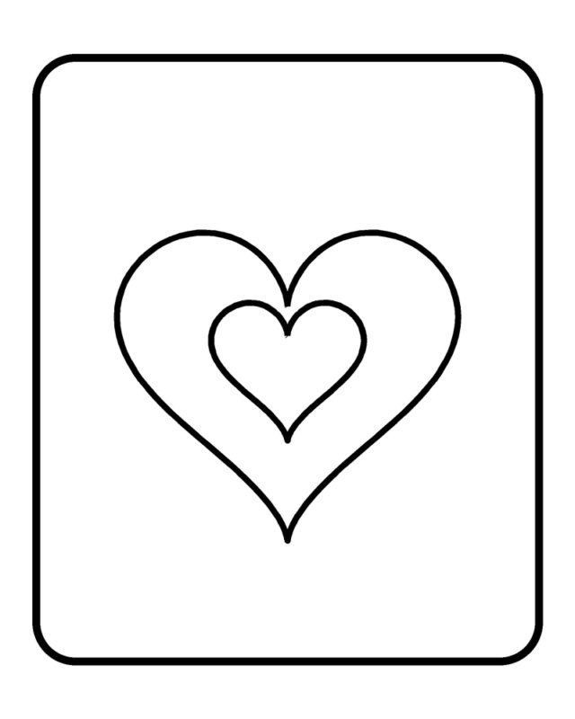 Cute Heart with Frame