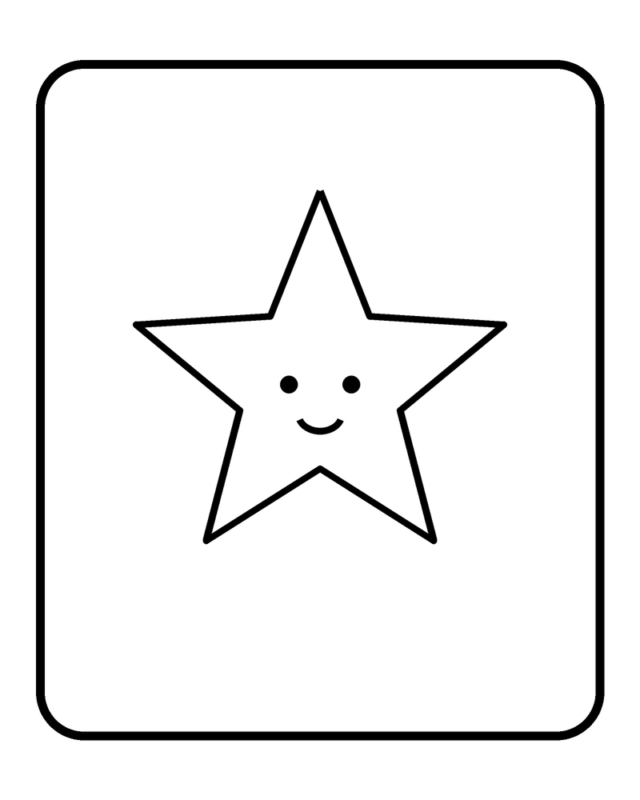 Cute Star with Frame