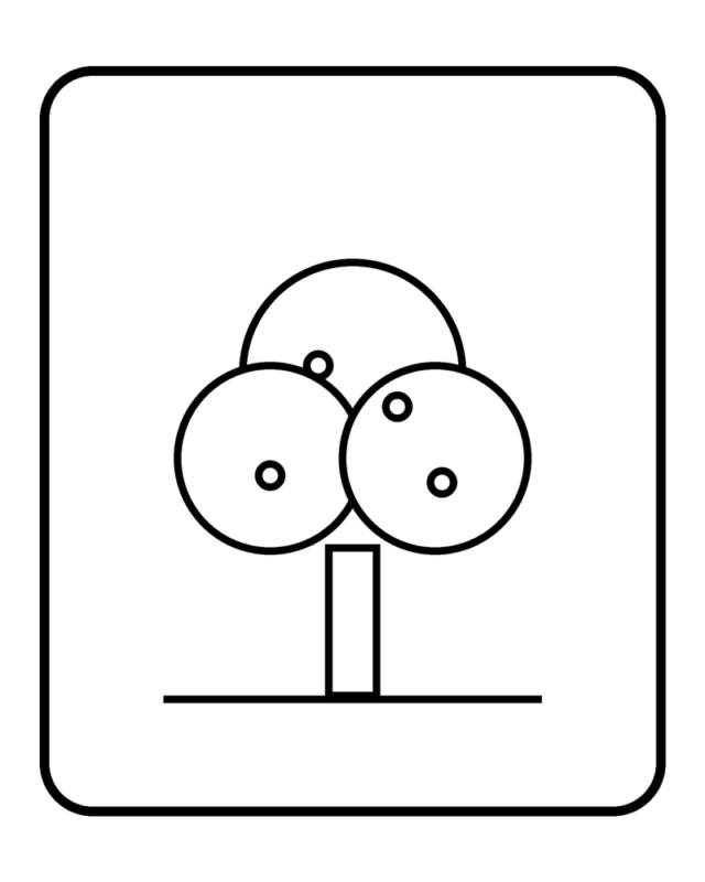 Cute Tree with Frame